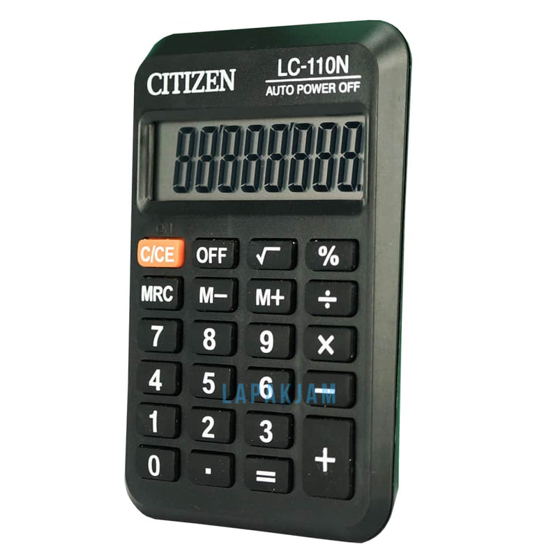 Kalkulator Basic Polos Citizen Hitam KLCILC110N8D