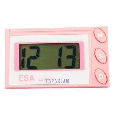 Jam Mobil Digital Polos Minimalis Esa Pink JMES617PIN