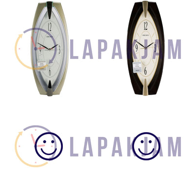 Jam Dinding Analog Polos Minimalis Seiko Silver JD0SEIK34SSL