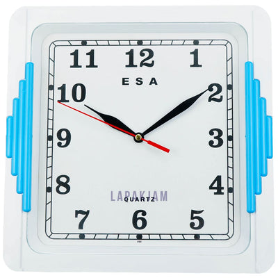 Jam Dinding Analog Polos Minimalis Esa Biru JD30ESABIPO