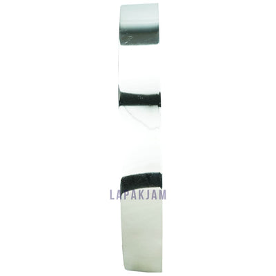 Jam Dinding Analog Polos Minimalis Kikai Silver JDKIWS-7377PSIL