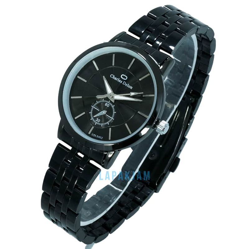 Jam Tangan Analog Formal Charles Delon Silver JACHARCDL0402RHBSIL