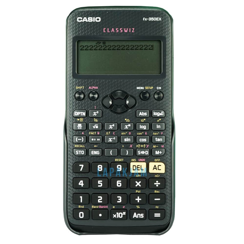 Kalkulator Basic Polos Casio Hitam KLCAFX350EX