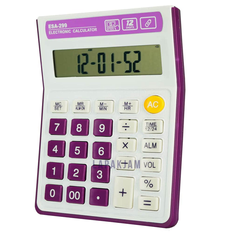 Kalkulator Basic Polos Esa Ungu KL709UG12IG