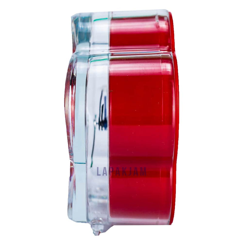 Jam Weker Analog Polos Minimalis Esa Merah WEESA3203MER