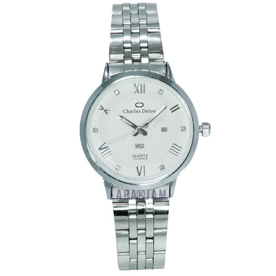 Jam Tangan Analog Formal Charles Delon Silver JACHARWCCDL0302CDRPBSIL