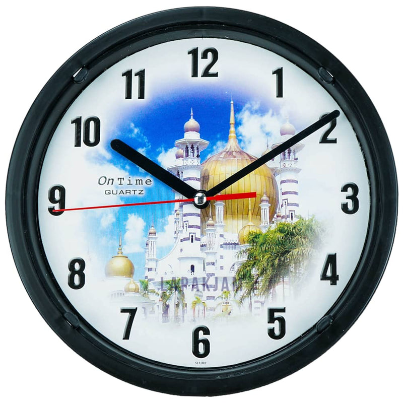 Jam Dinding Meja Nuansa Islami Ontime Mesjid M7 JDON1917-M7