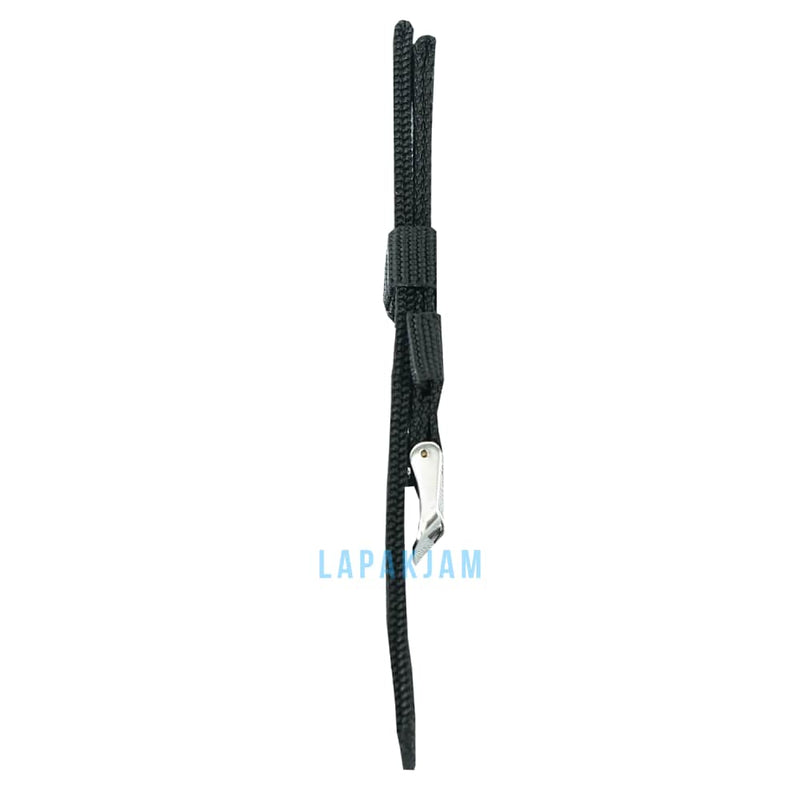 Tali Jam Tangan Kanvas/Kain Polos Fashion Tidak ada Merk Hitam TA013NYLO20HIT