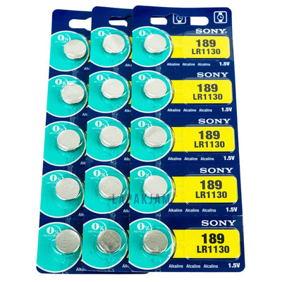Baterai Jam Tangan Polos Sony Silver BASO189LR1130