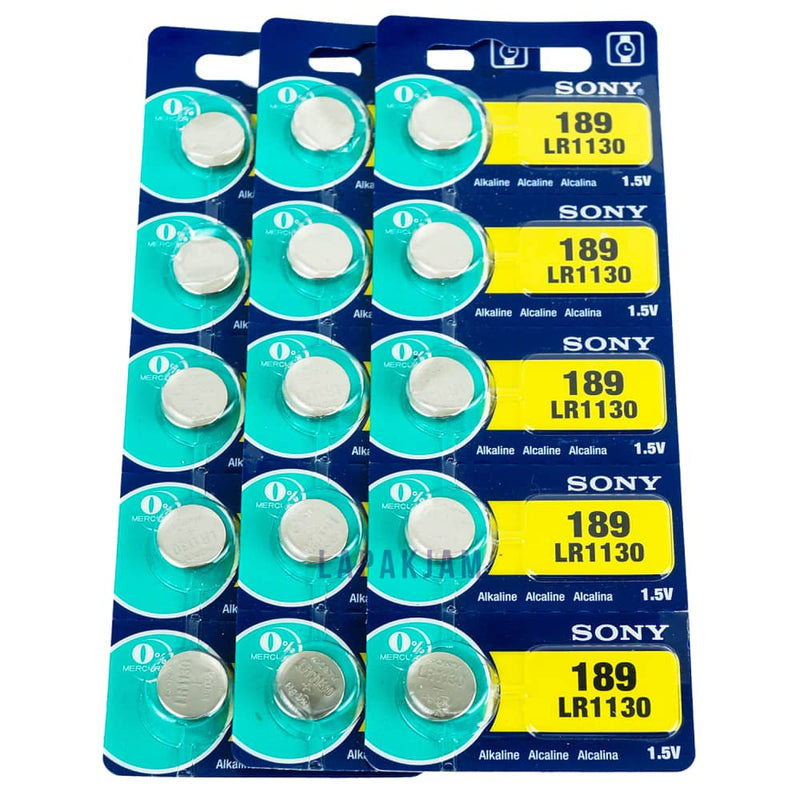 Baterai Jam Tangan Polos Sony Silver BASO189LR1130