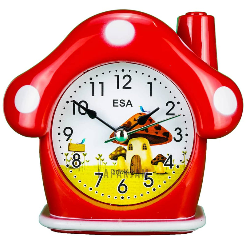Jam Weker Analog Polos Minimalis Esa Merah WEES110MER