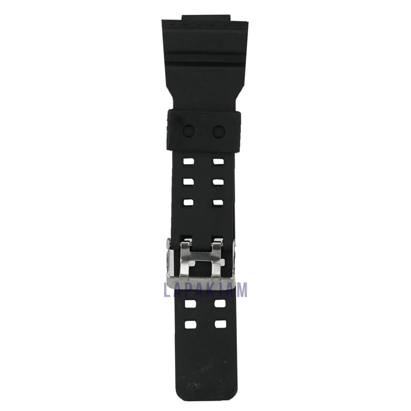 Tali Jam Tangan Karet Polos Fashion Tidak ada Merk Hitam TA12KAR81HI