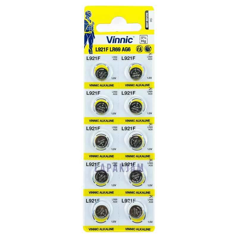 Baterai Jam Tangan Polos Vinnic Silver BA0003VINNL921