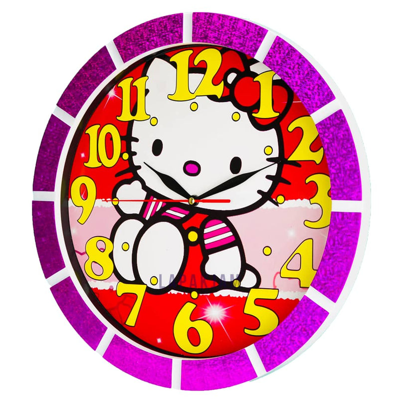 Jam Dinding Analog Karakter Anak Esa Pink JDESA342HKPIN