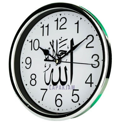 Jam Dinding Analog Nuansa Islami Nikko Silver JDNIKKNK-86933PSIL
