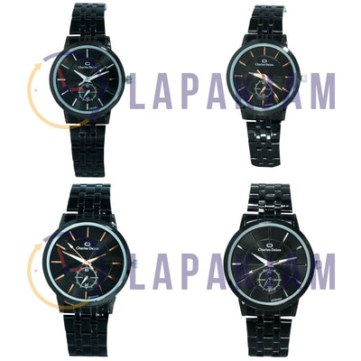 Jam Tangan Analog Formal Charles Delon Silver JACHARCDL0402RHBSIL