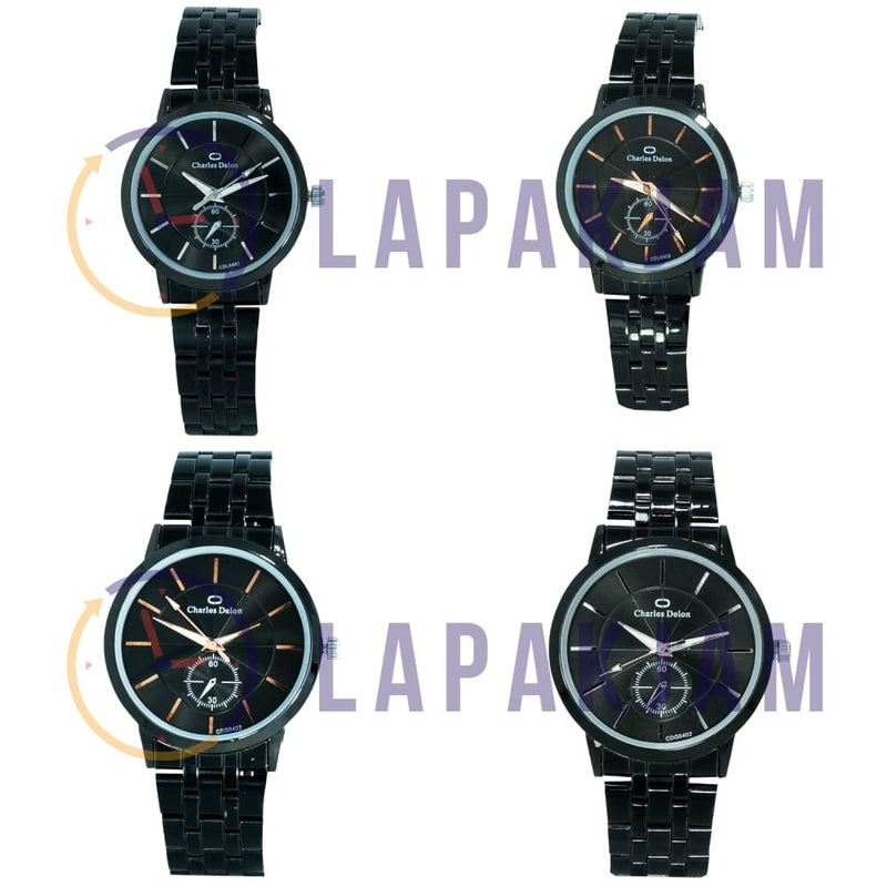 Jam Tangan Analog Formal Charles Delon Silver JACHARCDL0402RHBSIL