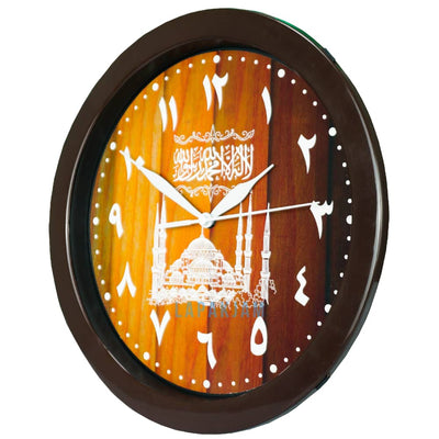 Jam Dinding Analog Nuansa Islami Esa Coklat JDESA848NIMESURKA