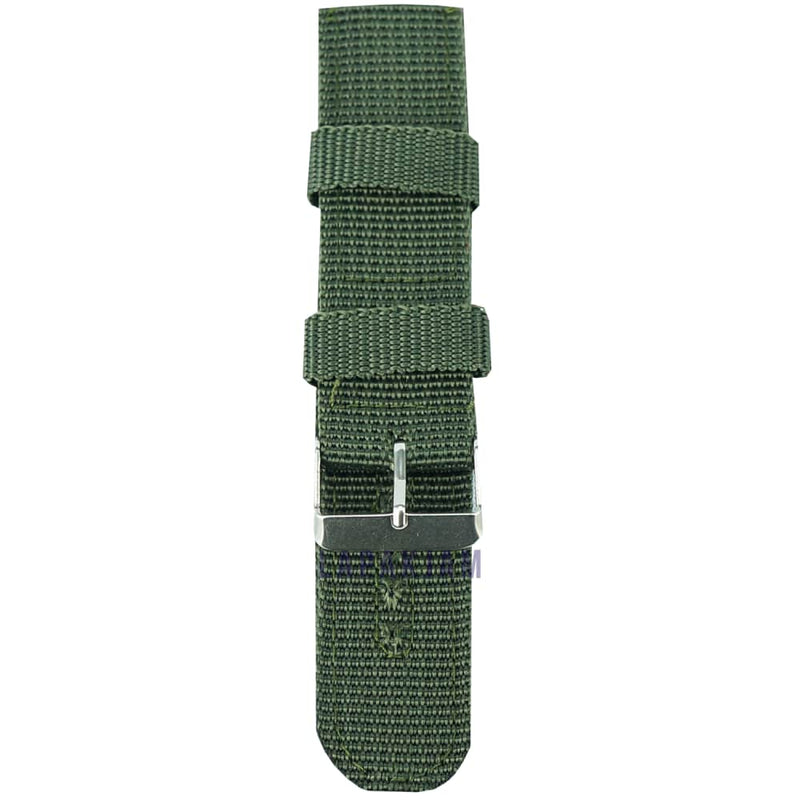 Tali Jam Tangan Kanvas/Kain Polos Fashion Tidak ada Merk Hijau TA013NYLO22HIJ