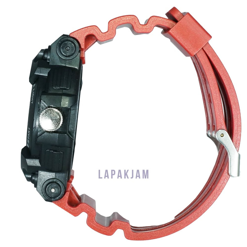 Jam Tangan Analog Casual 511-A1 Merah Hitam JA511-A1AMERHIT