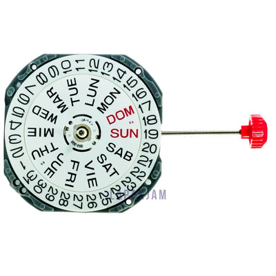 Mesin Jam Tangan VJ 43 Tgl/HR Diangka 3