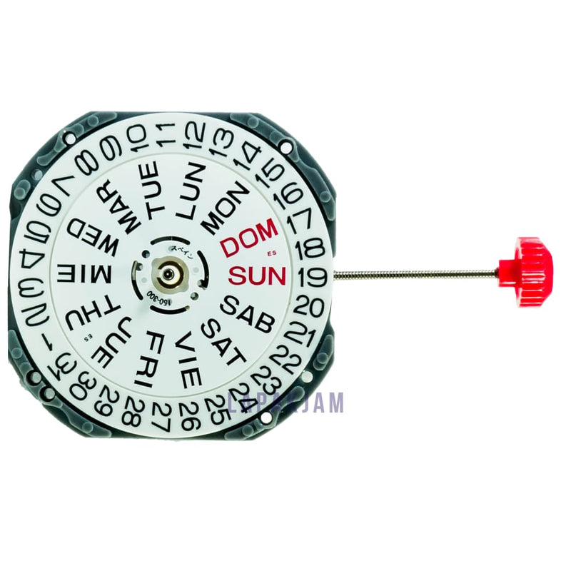 Mesin Jam Tangan VJ 43 Tgl/HR Diangka 3