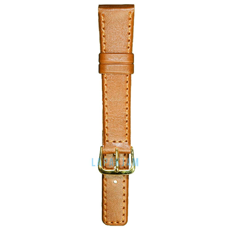 Tali Jam Tangan Kulit Alba AL-241-18 Ukuran 18 mm Coklat Muda