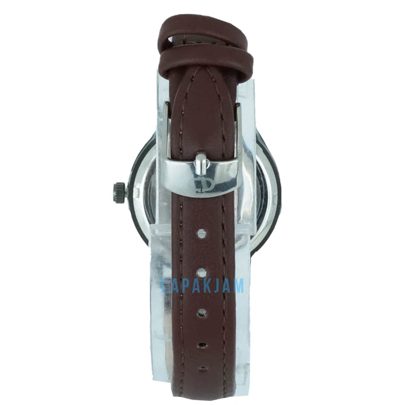 Jam Tangan Analog Formal Charles Delon Coklat Tua JACHARCDW5203KCOKTU