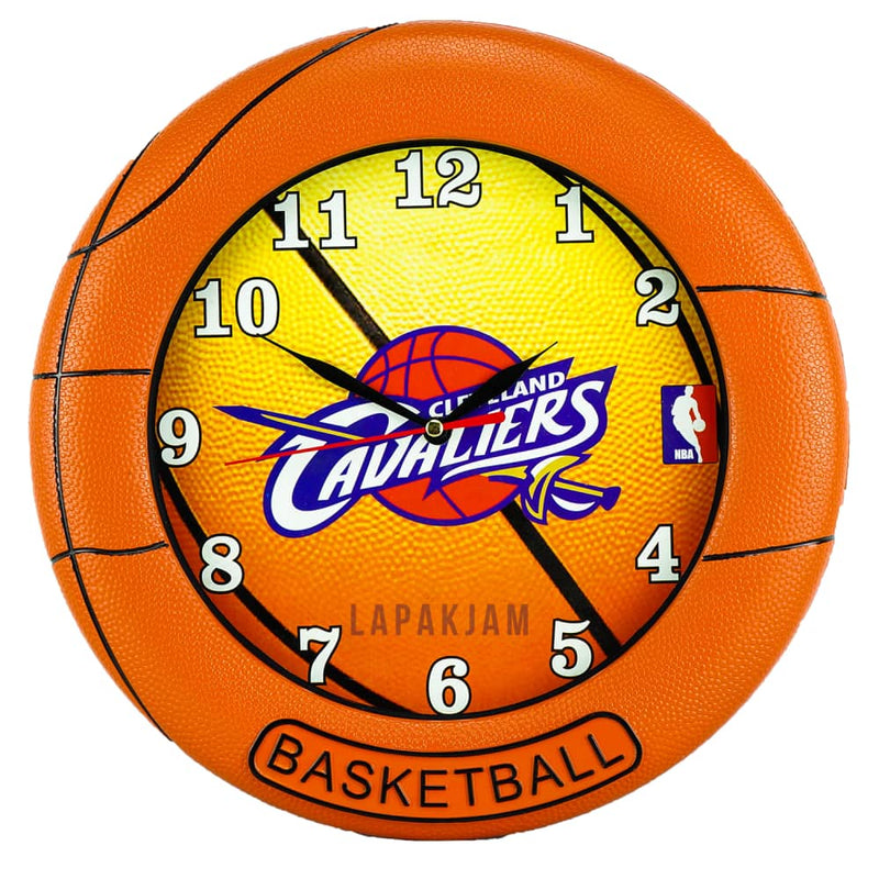 Jam Dinding Analog Bola Esa Cavaliers JDES15ORACAV