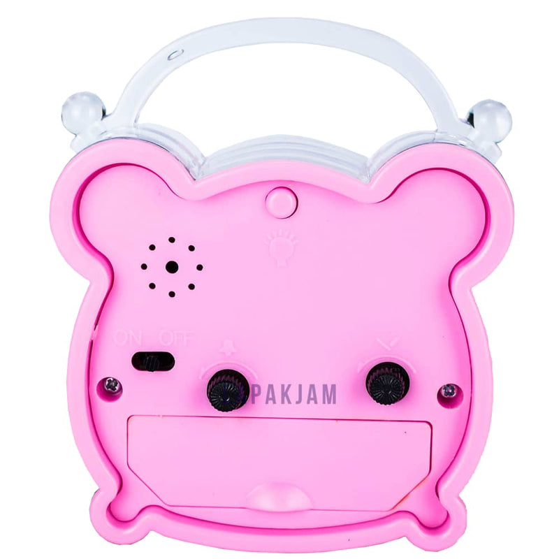Jam Weker Analog Polos Minimalis Esa Pink WEESA3207PIN