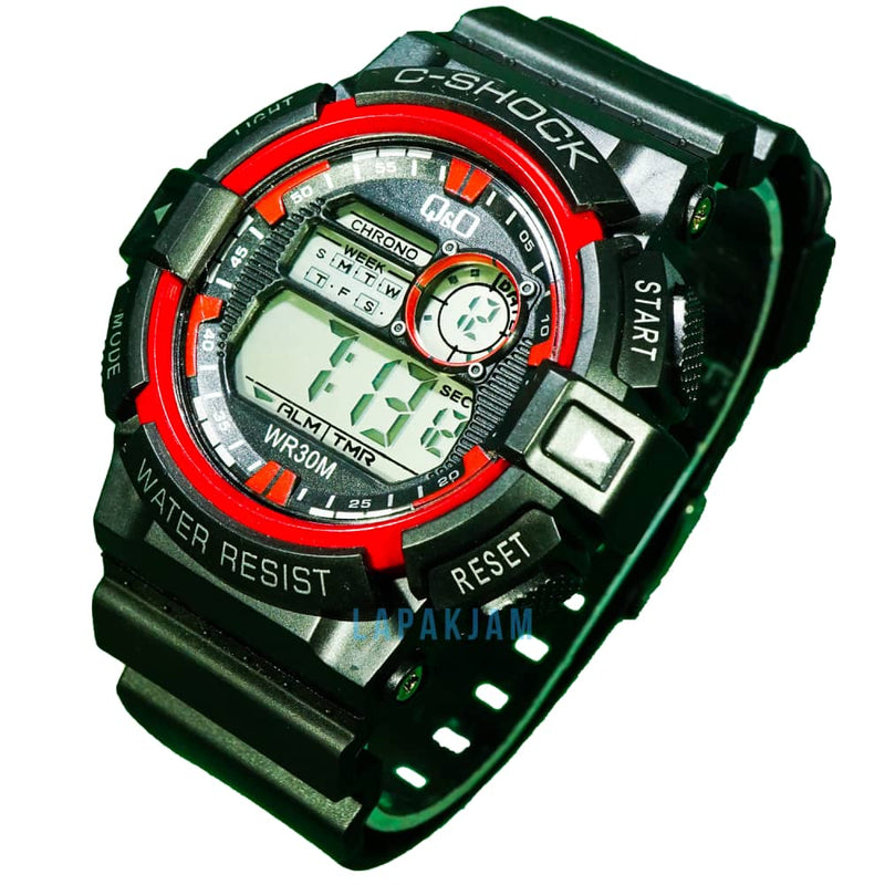 Jam Tangan Digital QnO D - 02