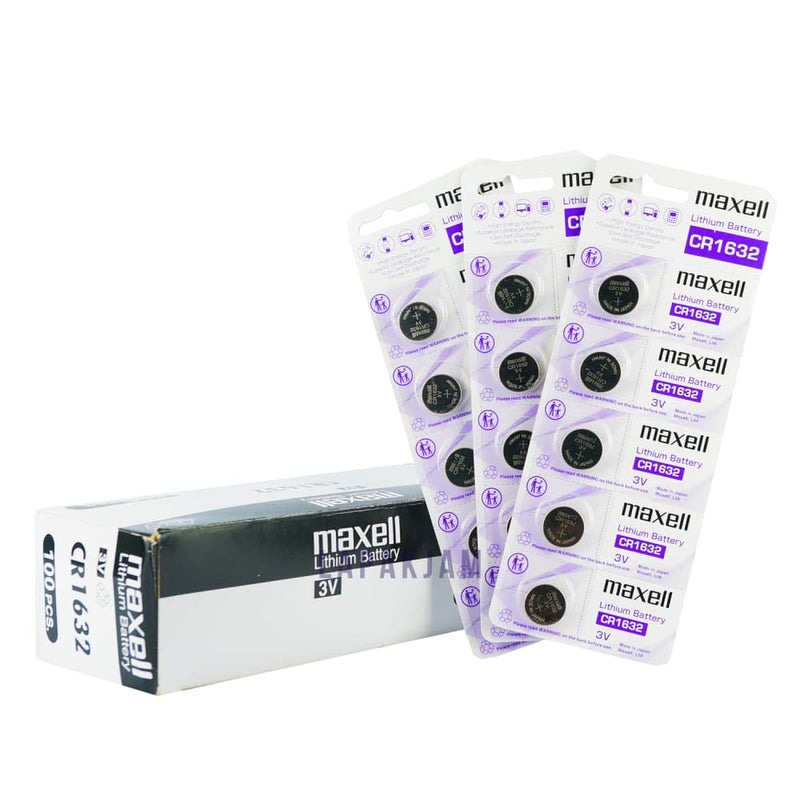 Baterai Jam Tangan Polos Maxell Silver BAMAXECR1632