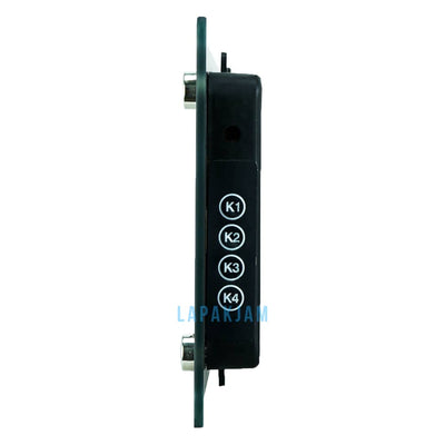Jam Dinding Digital LED Polos Minimalis Esa Silver JD0365LED580SI
