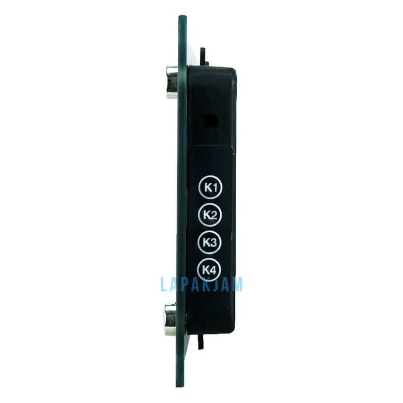 Jam Dinding Digital LED Polos Minimalis Esa Silver JD0365LED580SI