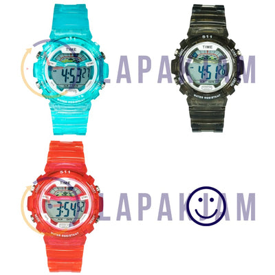 Jam Tangan Digital Sporty 511-B3K Hijau JA511B3KDKTHIJ