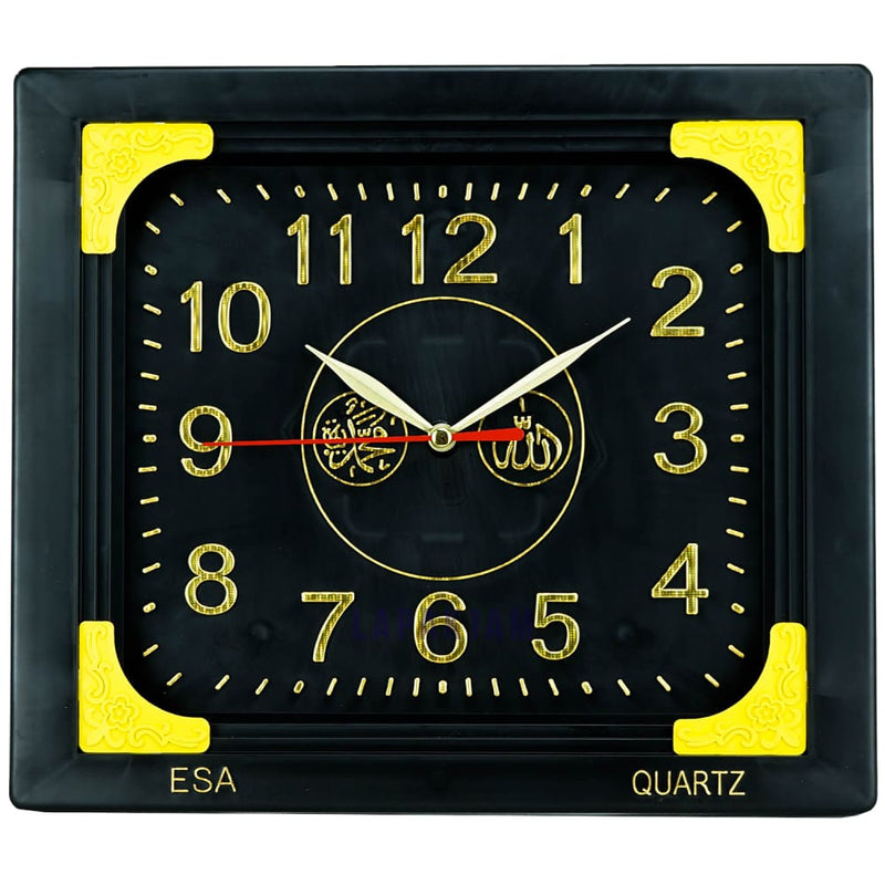 Jam Dinding Analog Nuansa Islami Esa Hitam JD0033ESA253HI