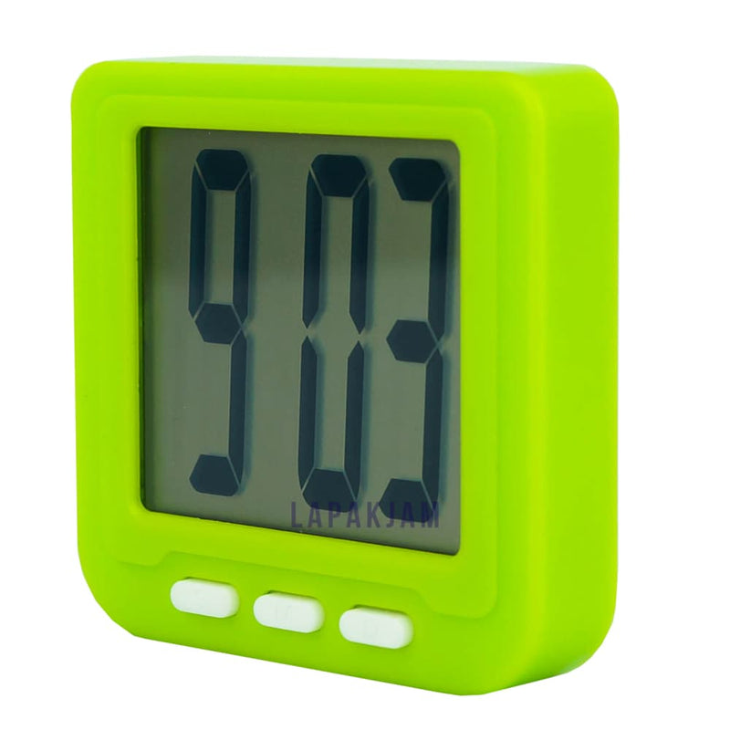 Jam Mobil Digital Polos Minimalis Esa Hijau JMES186HIJ
