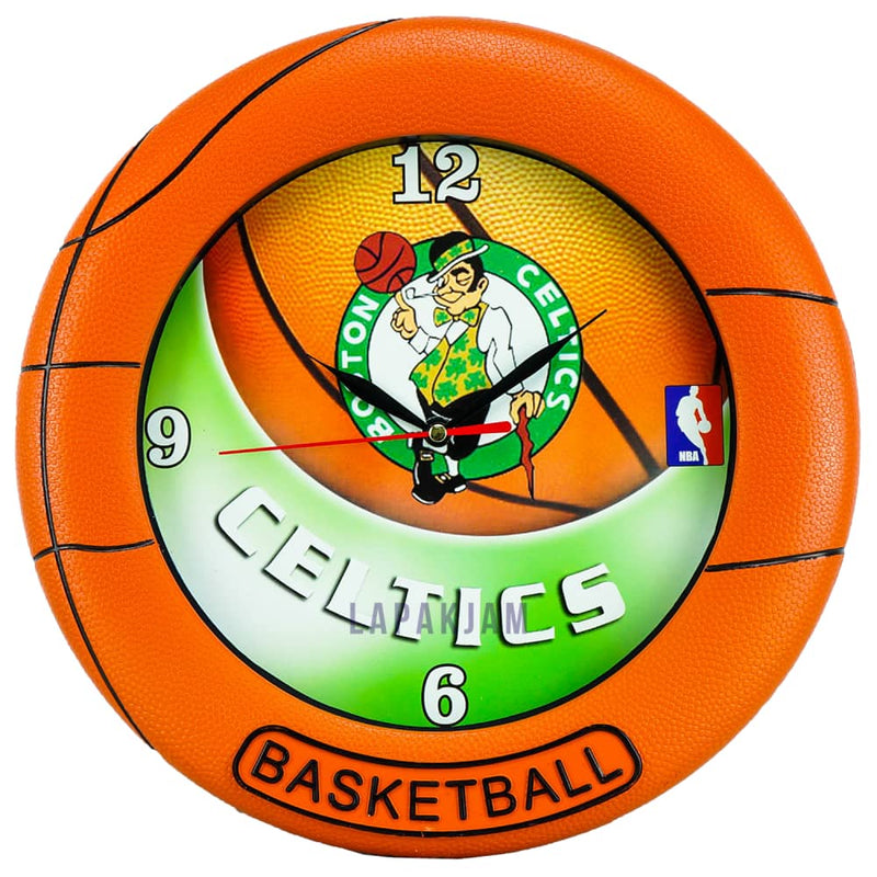 Jam Dinding Analog Bola Esa Celtics JDES15RACEL