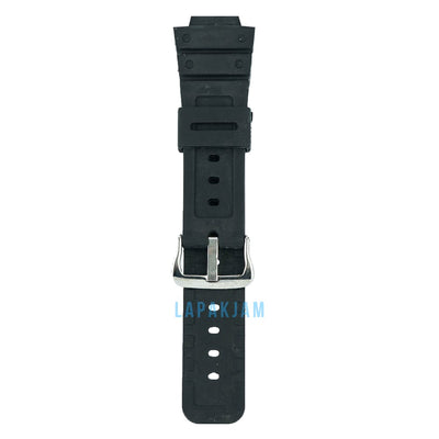 Tali Jam Tangan Karet Polos Fashion Tidak ada Merk Hitam TA0015KRT33HIT