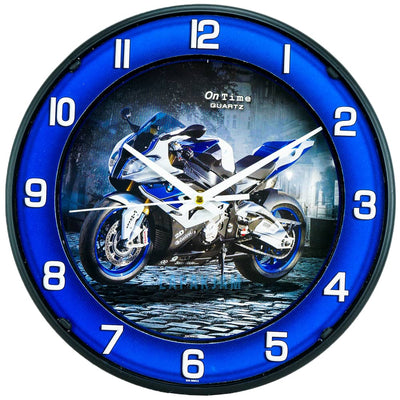 Jam Dinding Analog Karakter Anak Ontime Ninja Biru JDON23MM11