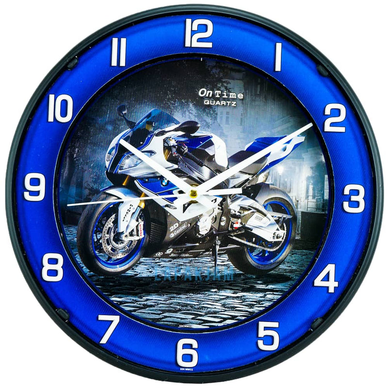 Jam Dinding Analog Karakter Anak Ontime Ninja Biru JDON23MM11