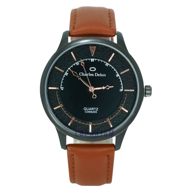 Jam Tangan Analog Formal Charles Delon Coklat Muda 1 JACHARCDM5205KCOKMUD