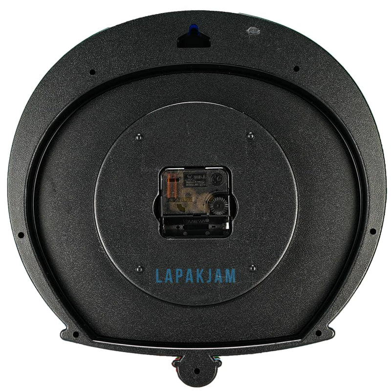 Jam Dinding Analog Karakter Anak HappyDay Biru JDHD9903BIR