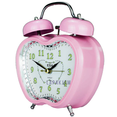 Jam Weker Analog Polos Minimalis Esa Pink WE0070ESA621PI