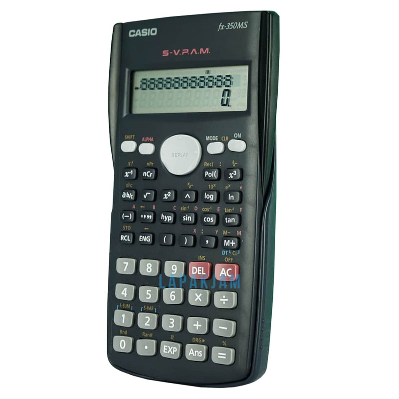 Kalkulator Basic Polos Casio Navy KLCAFX350MS