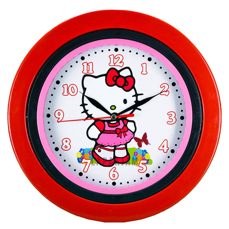 Jam Dinding Analog Karakter Anak Esa Hello Kitty JDESA759HKMER