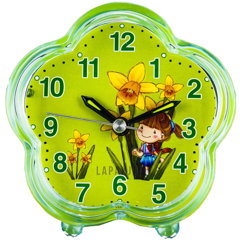Jam Weker Analog Polos Minimalis Esa Hijau WEESA3203HIJ