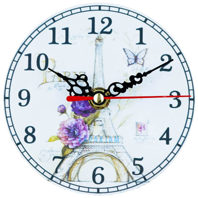 Jam Dinding Meja Karakter Anak Vintage Menara Paris JDVIAI001PAR