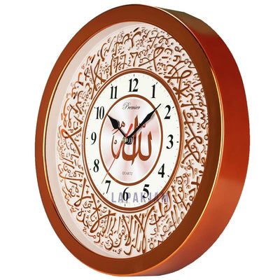 Jam Dinding Analog Kaligrafi Pioneer Dark Bronze JDPIHS204PAR3B