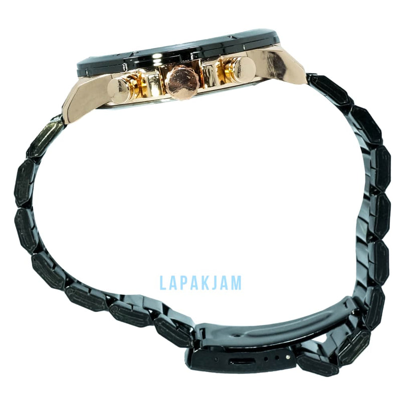 Jam Tangan Analog Formal Charles Delon Hitam Gold JACHARCDM4602GCRHITGOL